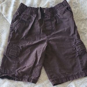 Sonoma Brown Cargo Shorts with Elastic Waistband